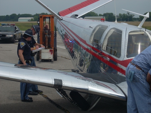 2009-07-10 Emergency Landing at Monroe County Airport 3.JPG