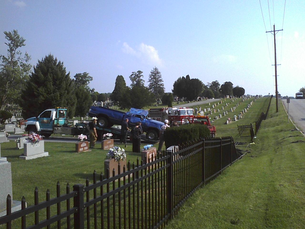 Overturned Truck In Cemetery #2 - 8-27-2009.jpg