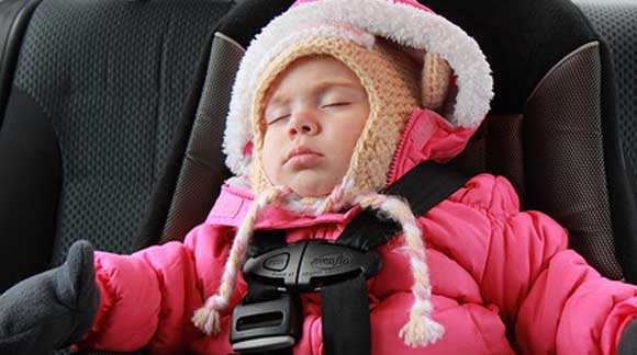 Coats Can Impede Car Seat Safety