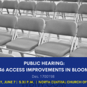 INDOT to host a public hearing on June 7 for access improvements along S.R. 45/46 in Bloomington