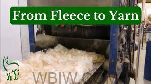 From Fleece to Yarn ~ Tour of a Fiber Mill - YouTube
