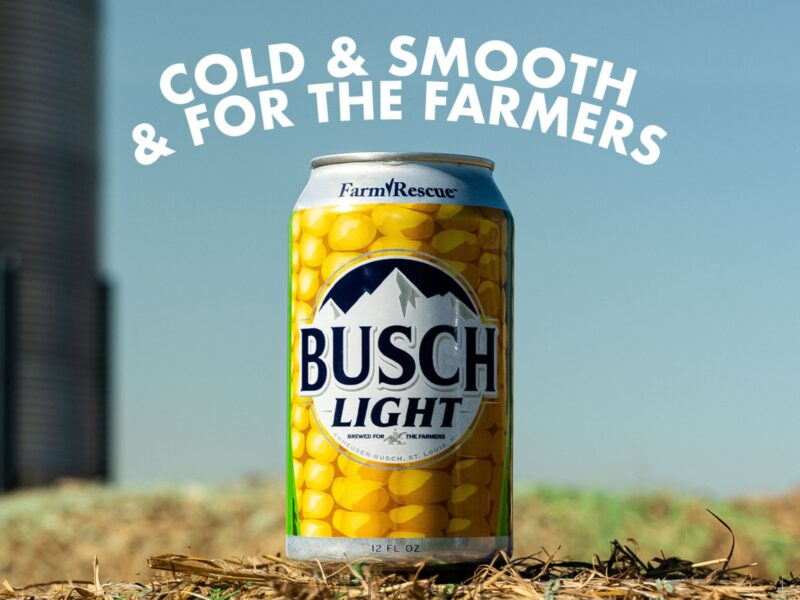Busch Light Corn Cans support farmers through Farm Rescue