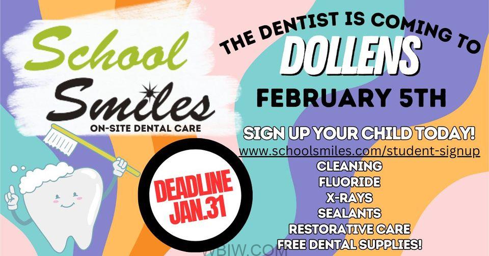 Smiles Program The School Smiles program is coming to Dollens Elementary | WBIW