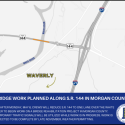 Bridge work is planned on State Road 144 in Morgan County
