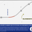 Closure planned on State Road 45 in Monroe County