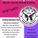 Martin County Sheriff’s Department to host Ladies’ Shooting Course