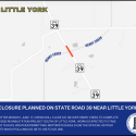 Closure planned on State Road 39 near Little York