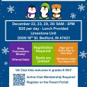 Boys & Girls Club of Lawrence County announces Winter Break Camps for K–12 students