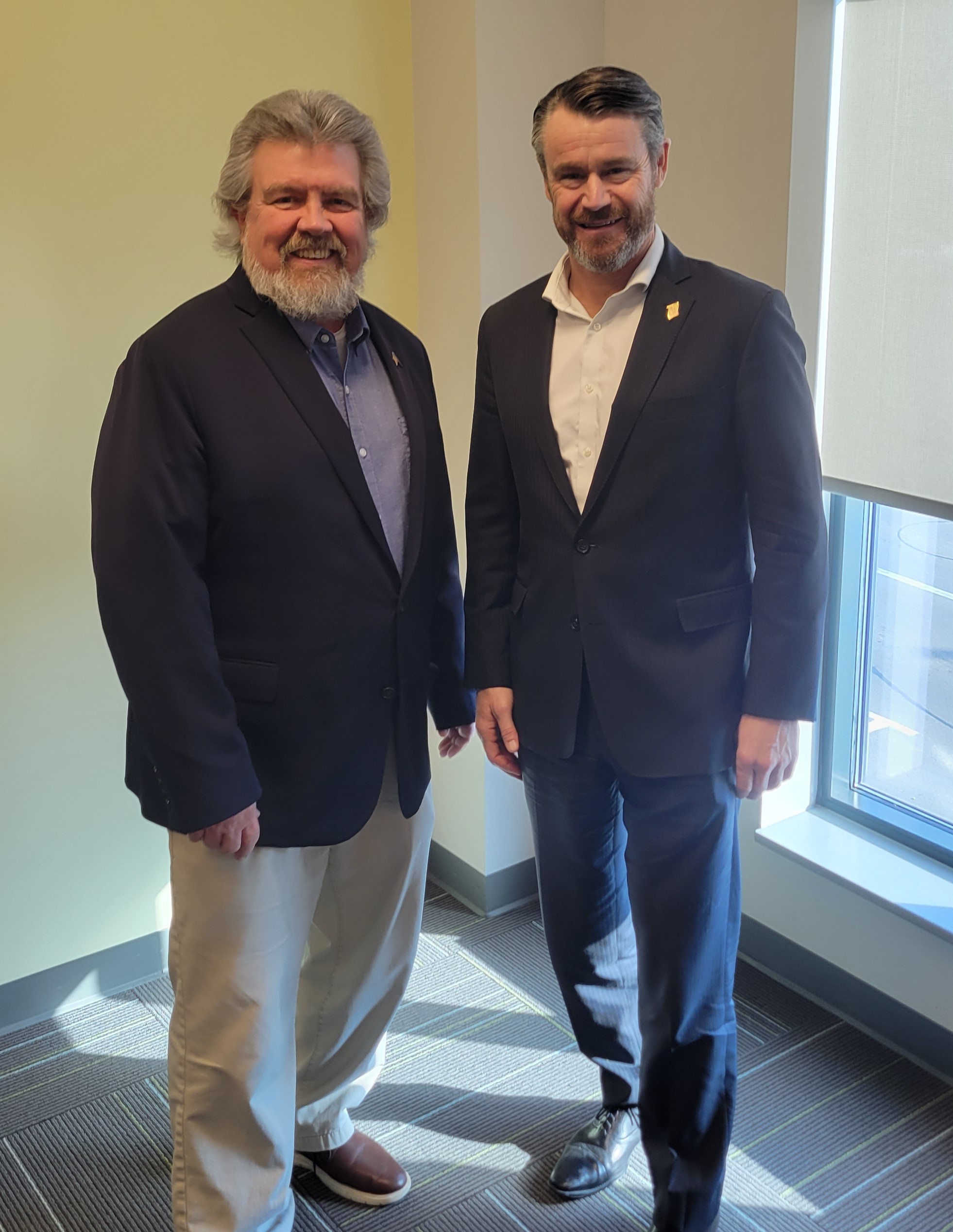 Senator Young discusses AI, manufacturing and Crane’s role in Lawrence County during sit-down with Dan Bortner at StoneGate