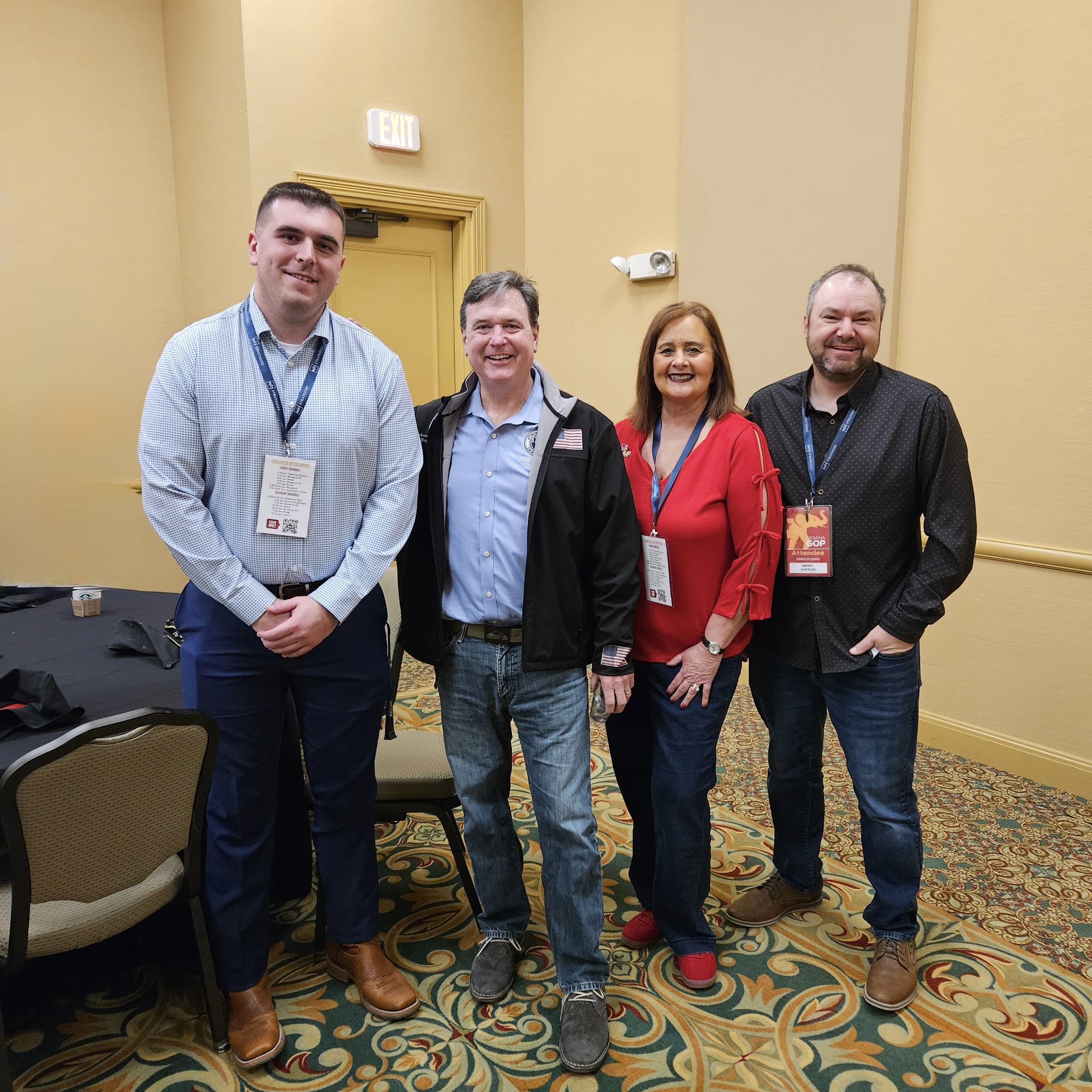 Lawrence County GOP Officers Participate in Indiana GOP Congress of Counties