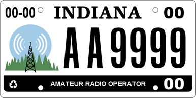 BMV unveils new specialty license plate honoring Indiana amateur radio operators