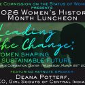 2026 Women’s History Month Luncheon to celebrate women shaping a sustainable future