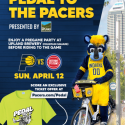 Pacers fans to “Pedal to the Fieldhouse” for final home game of the season