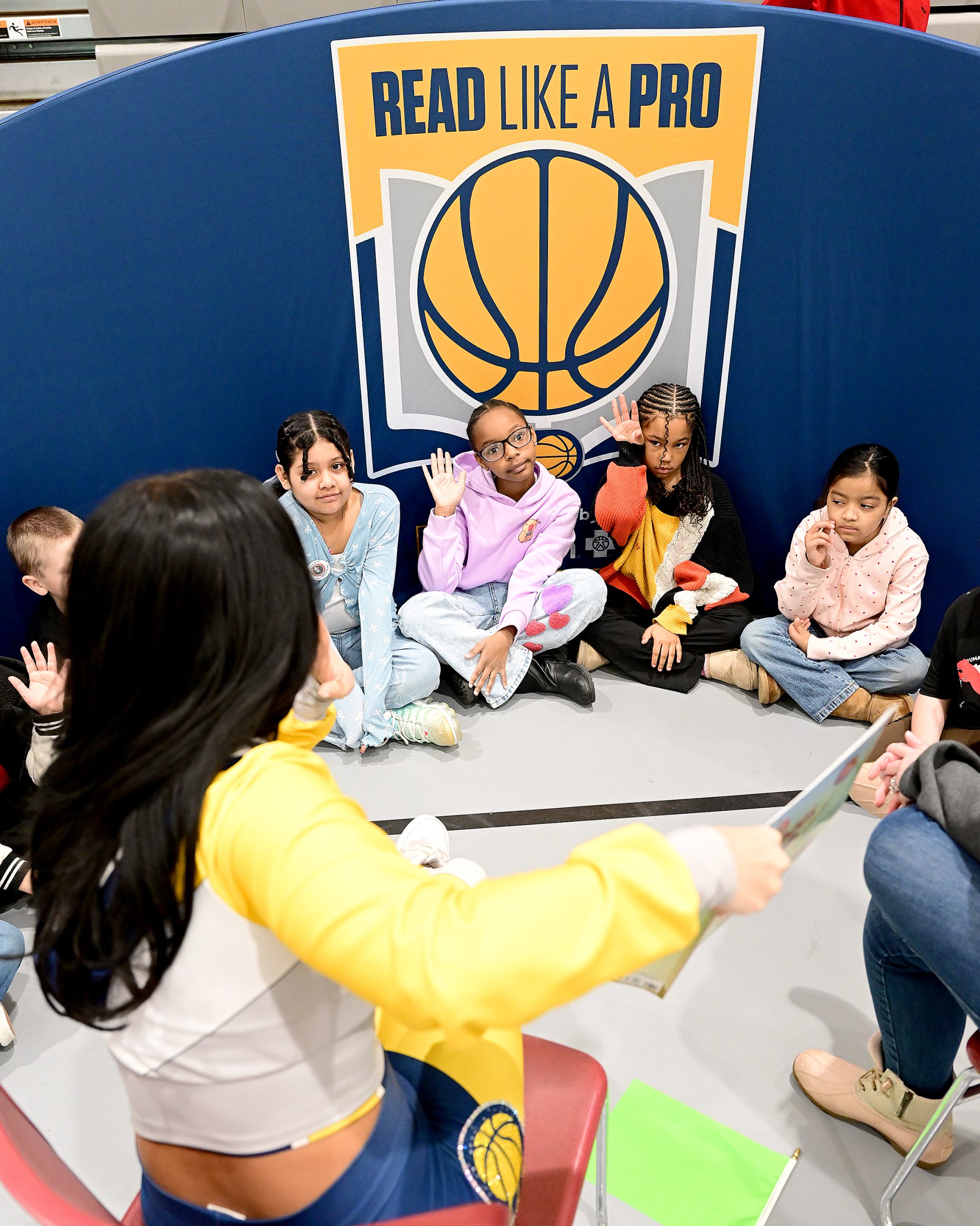 Pacers Sports & Entertainment, Anthem Blue Cross and Blue Shield bring ‘Read Like a Pro’ Reading Timeouts to area classrooms