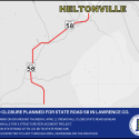 Road closure planned for State Road 58 in Lawrence County
