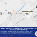 Bridge rehabilitation project to begin on U.S. 50 west of Brownstown