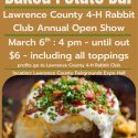 Lawrence County 4-H Rabbit Club to host 14th Annual Open Show and Potato Bar fundraiser