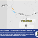 Lane closure planned for U.S. 150 in Orange County