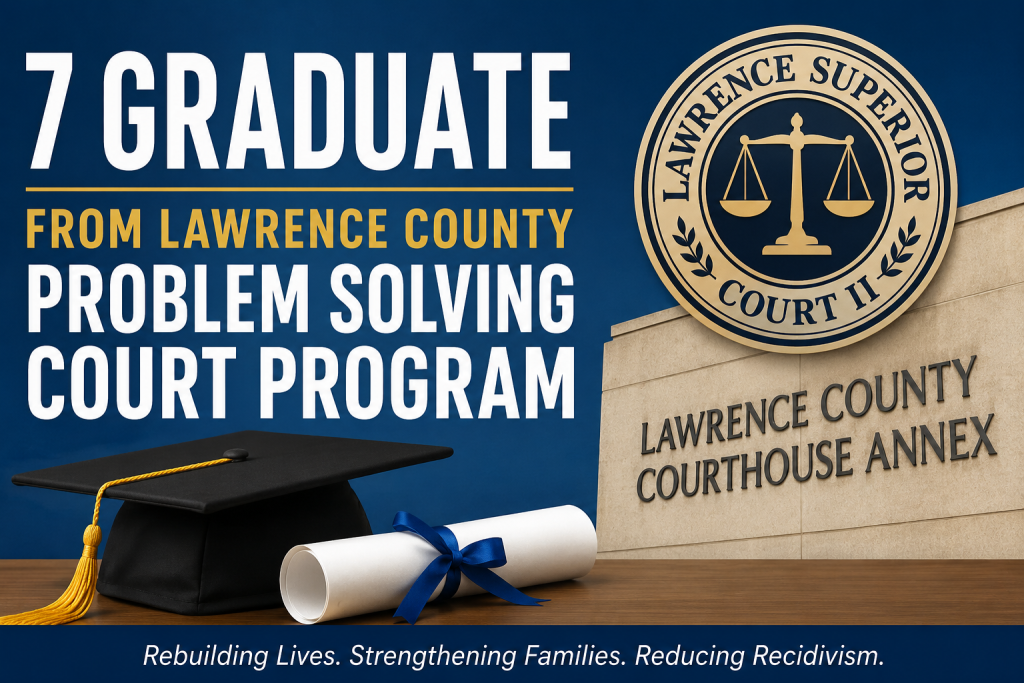 Seven graduate from Lawrence County Superior Court II Problem Solving Court ready to elevate the community