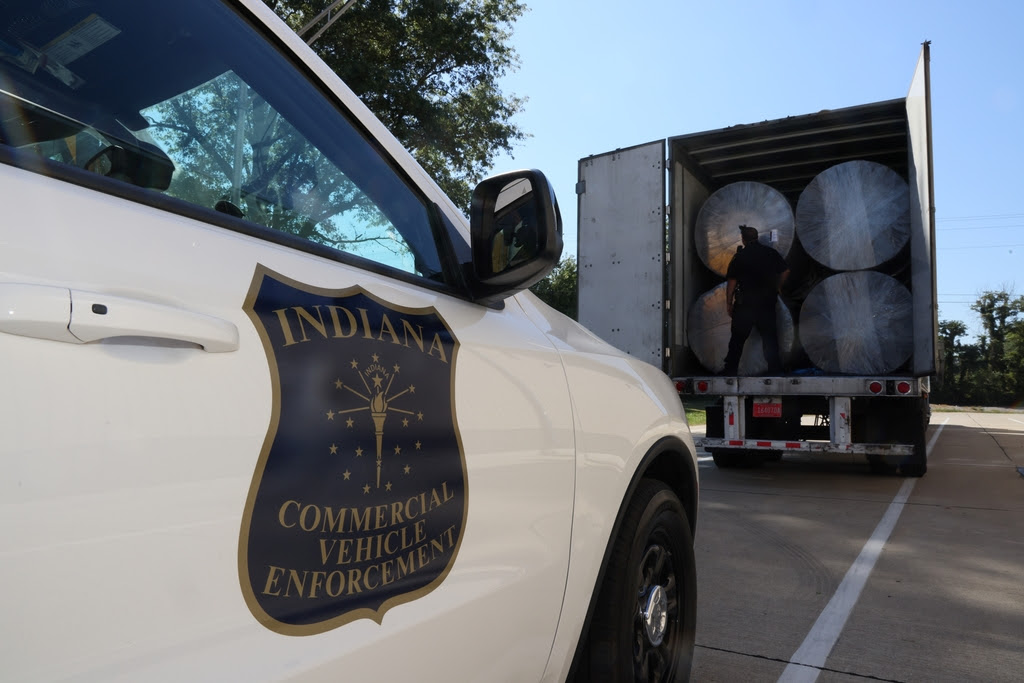 Indiana State Police Commercial Vehicle Enforcement Division statistics for April 2026
