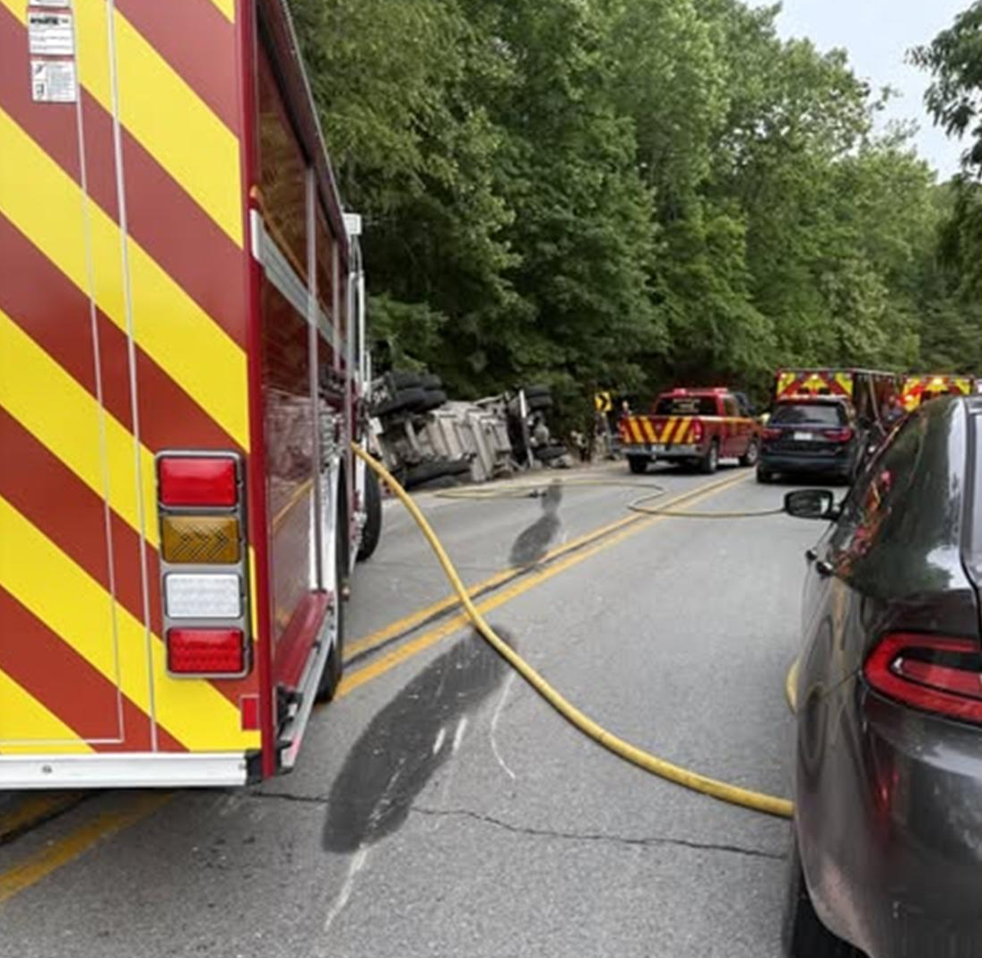 Truck driver injured in semi rollover crash in Paoli