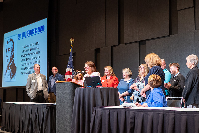 Probation officers and judge recognized at annual conference
