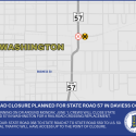 Road closure planned for State Road 57 in Daviess County