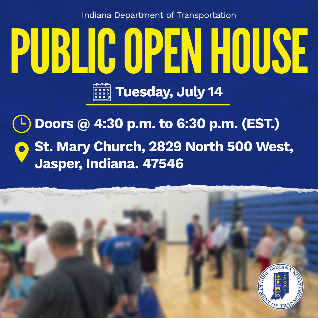 INDOT to hold public open house for a sidewalk installation project along State Road 56 in Dubois County
