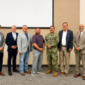 State Senator Eric Koch attends Indiana Defense Council meeting