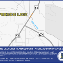 Lane closure planned for State Road 56 in Orange County