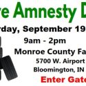 Waste Reduction District of Monroe County to hold tire amnesty day on Sept. 19