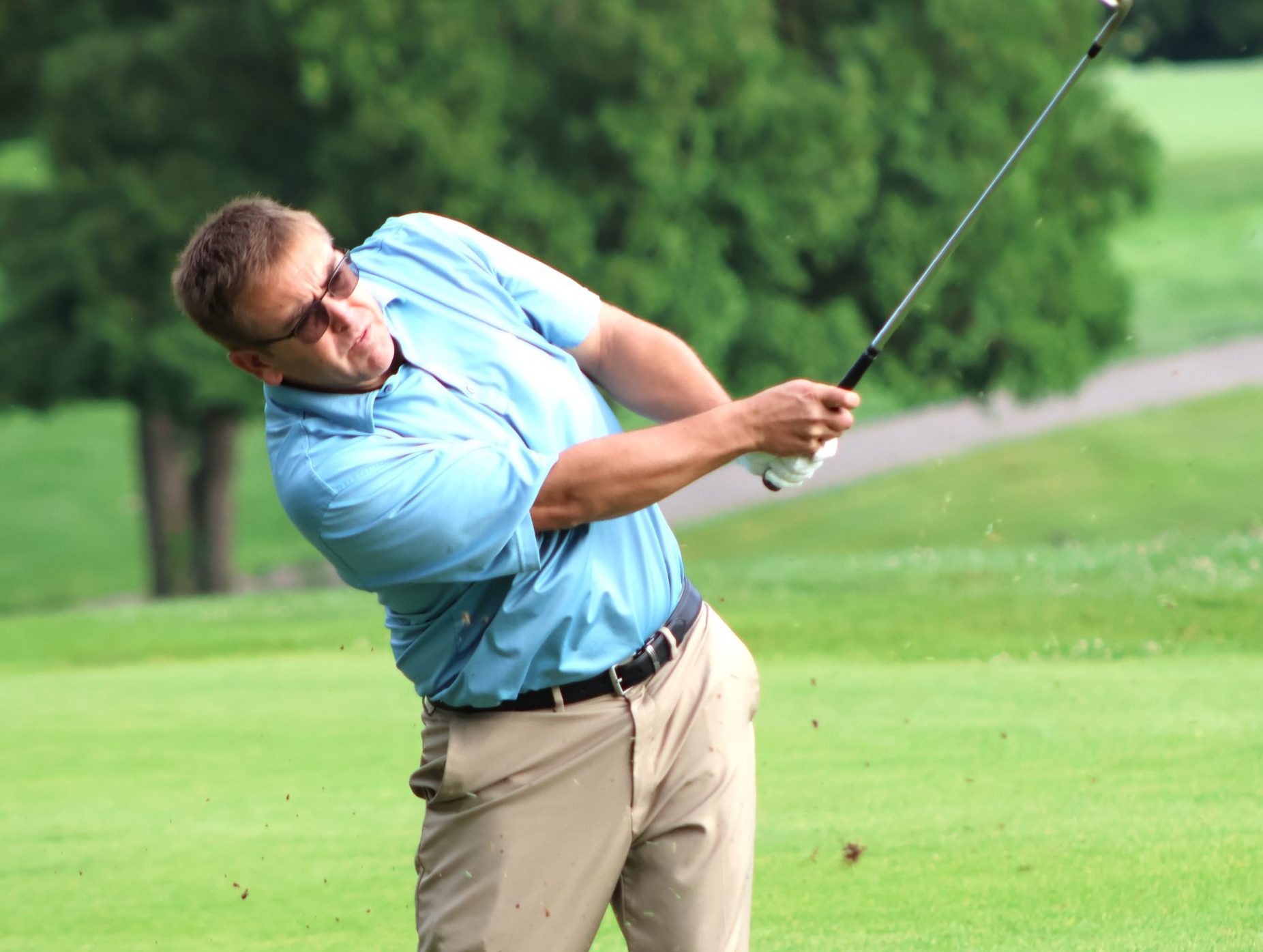 Generational divide as Harrell, Bellush share lead at midpoint of City tournament at Otis