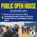 INDOT to hold public open house for a road paving and rightsizing project along State Road 64 in Dubois County