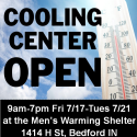 Due to excessive hot weather the Men’s Warming Shelter cooling center extended thru July 21