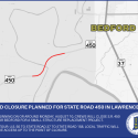 Road closure planned for State Road 450 in Lawrence County