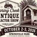 Celebrate heritage and community at the Spring Creek Antique Tractor Show this October in Springville