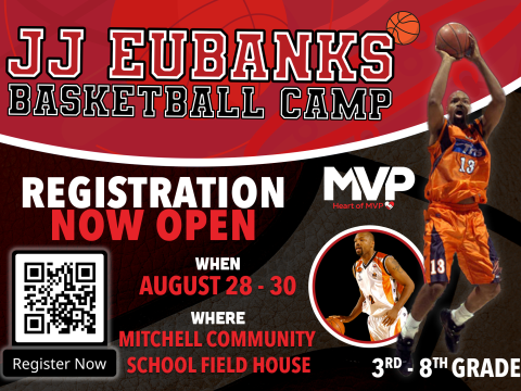 Former pro player JJ Eubanks to host basketball camp Aug. 28-30 to benefit local community through Heart of MVP Foundation