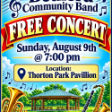 Bedford Community Band to wrap up summer season with free performance at Thornton Park