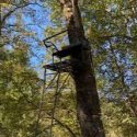 Conservation officer host elevated hunting platform safety event
