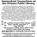 Homeschool Connections to launch monthly at Orleans Public Library