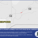 Road closure planned for State Road 58 in Lawrence County