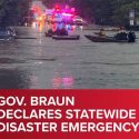 Governor Mike Braun declares Statewide Disaster Emergency following Severe Storms and Flooding Across Indiana