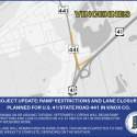 Project Update: Ramp restrictions and lane closures planned for U.S. 41/State Road 441 in Knox County