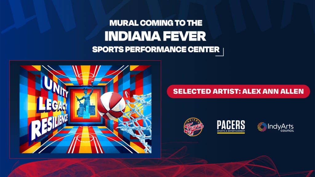 Visual Performance Center Muralist selected for the new Indiana Fever Sports Performance Center ...