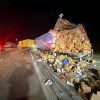 Driver ejected in overnight semi crash on I‑80/94