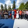 Pacers Foundation, Purdue University and community partners unveil renovated Tarkington Park basketball courts honoring Stephanie White, Tamika Catching