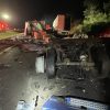 Traffic moving after crash on Indiana Toll Road involving multiple semis stops traffic for hours