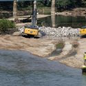 Demolition begins on dangerous low-head dam in Columbus riverfront overhaul