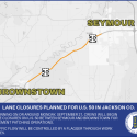 Lane closures planned for U.S. 50 in Jackson County