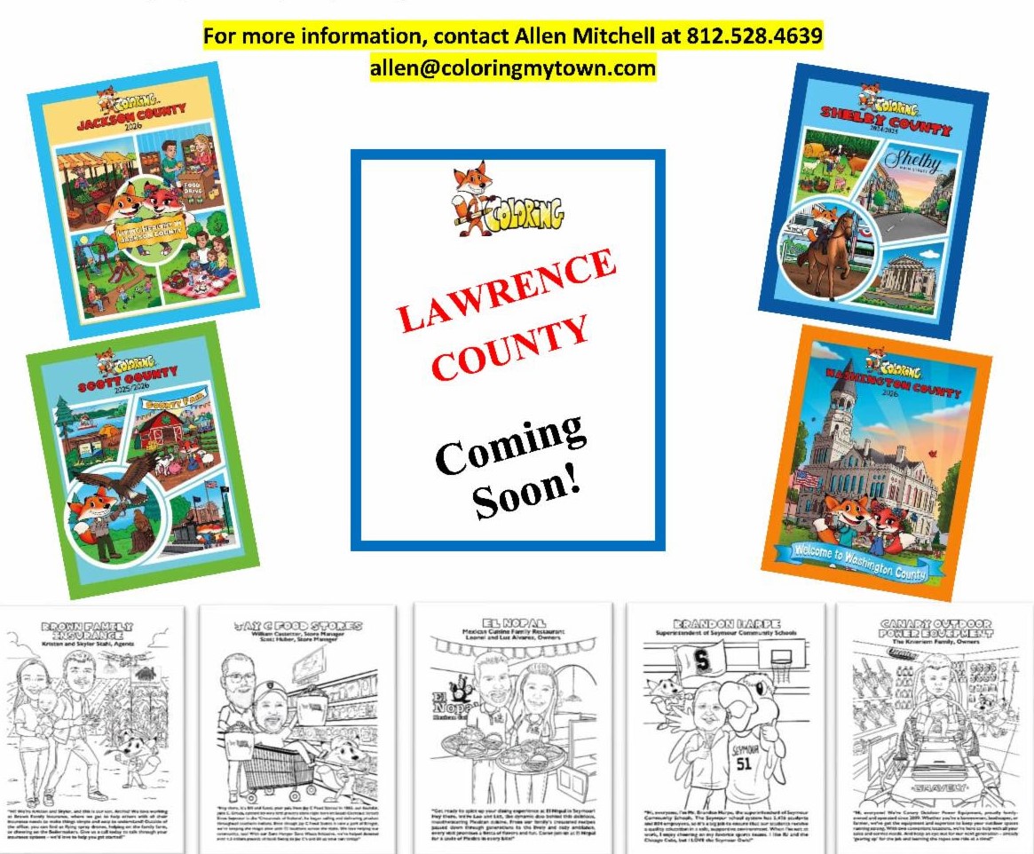 New coloring book to highlight Lawrence County, connect students with community